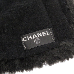美品 シャネル スポーツライン アクリル ブラック リストバンド バンド アクセサリー 黒 0322 【中古】 CHANEL