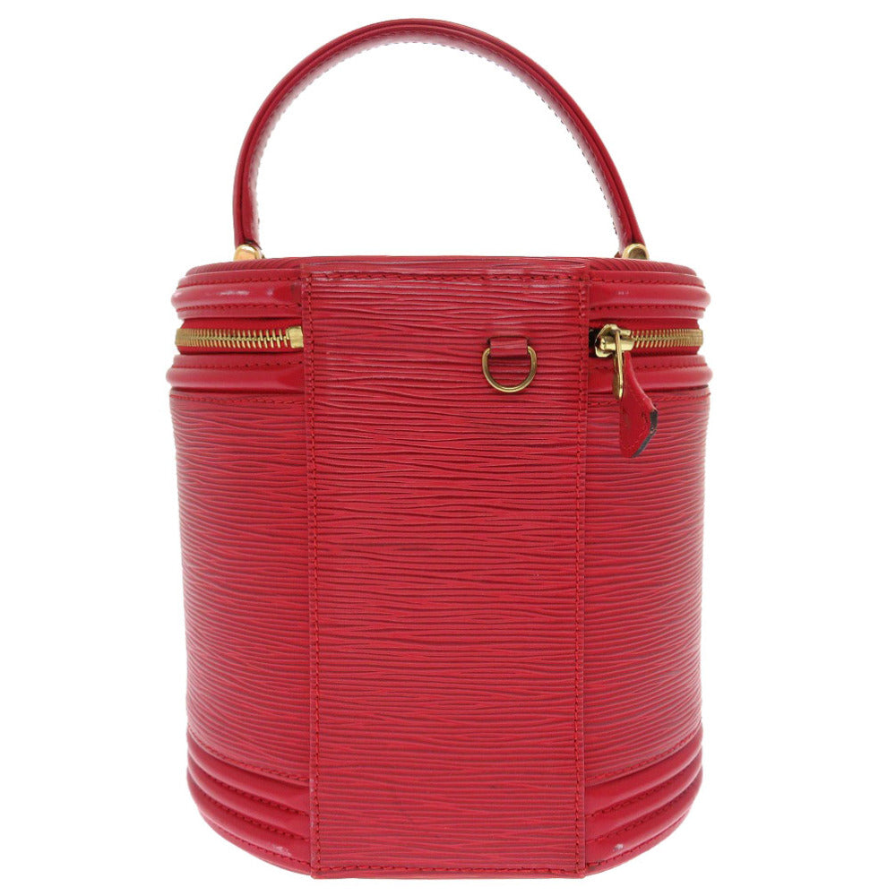 ルイ ヴィトン エピ カンヌ カスティリアンレッド M48037 ハンドバッグ バッグ LV 0326 【中古】 LOUIS VUITTON