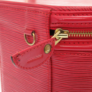 ルイ ヴィトン エピ カンヌ カスティリアンレッド M48037 ハンドバッグ バッグ LV 0326 【中古】 LOUIS VUITTON
