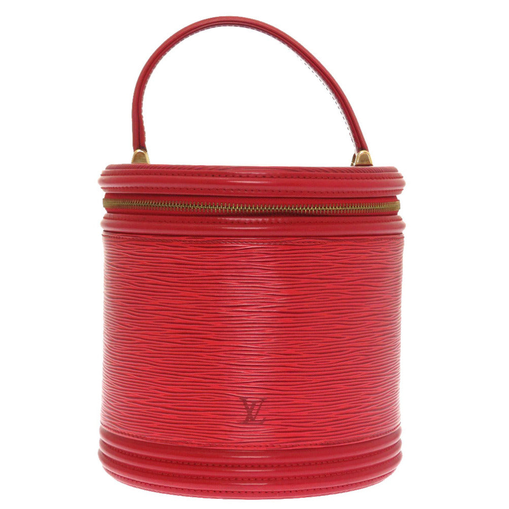 美品 ルイ ヴィトン エピ カンヌ カスティリアンレッド M48037 ハンドバッグ バッグ 赤 LV 0327 【中古】 LOUIS VUITTON