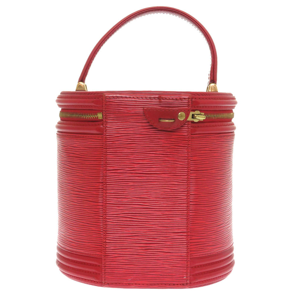 美品 ルイ ヴィトン エピ カンヌ カスティリアンレッド M48037 ハンドバッグ バッグ 赤 LV 0327 【中古】 LOUIS VUITTON