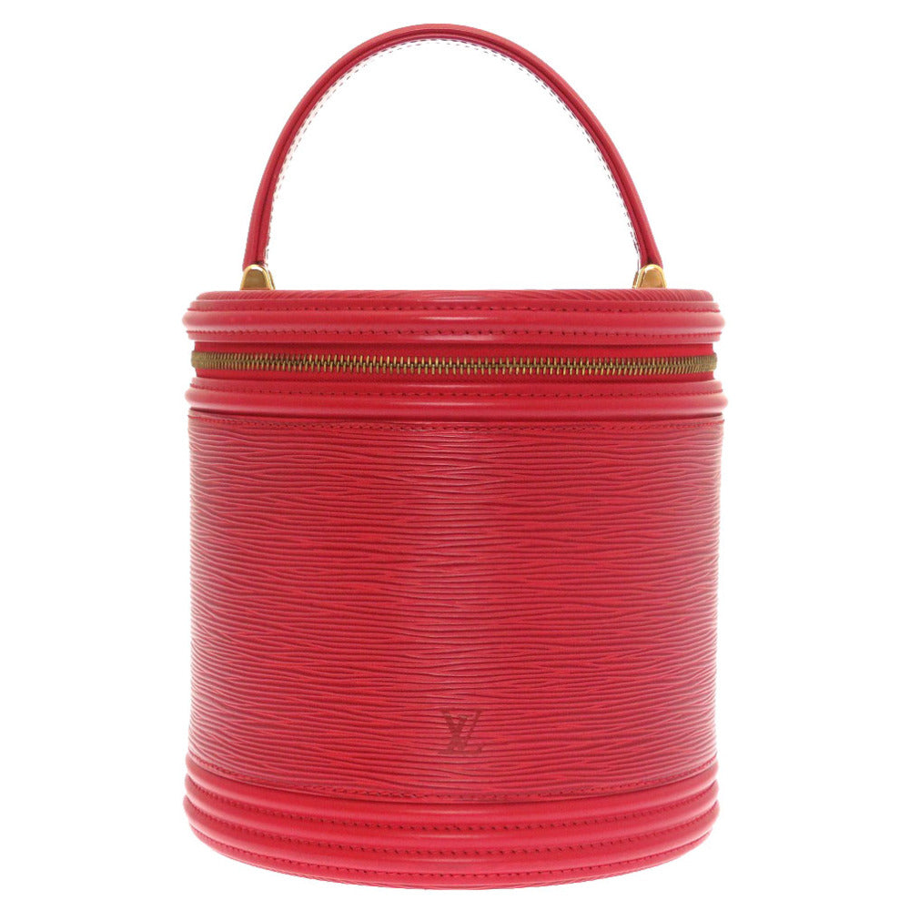 美品 ルイ ヴィトン エピ カンヌ カスティリアンレッド  M48037 ハンドバッグ バッグ 赤 LV 0328 【中古】 LOUIS VUITTON