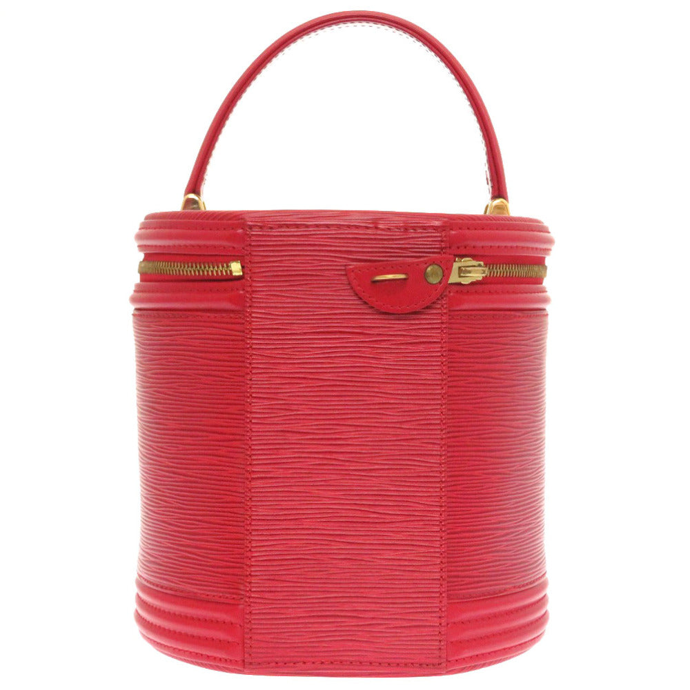 美品 ルイ ヴィトン エピ カンヌ カスティリアンレッド  M48037 ハンドバッグ バッグ 赤 LV 0328 【中古】 LOUIS VUITTON