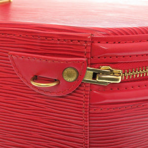 ベタ無し 美品 ルイ ヴィトン エピ カンヌ カスティリアンレッド M48037 ハンドバッグ バッグ 赤 LV 0329 【中古】 LOUIS VUITTON