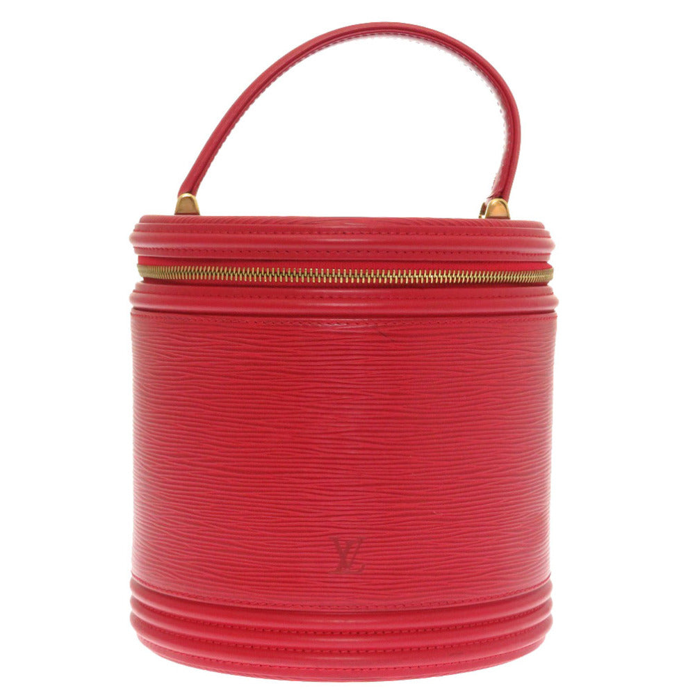 美品 ルイ ヴィトン エピ カンヌ カスティリアンレッド  M48037 ハンドバッグ バッグ 赤 LV 0331 【中古】 LOUIS VUITTON