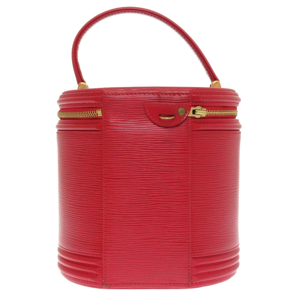 美品 ルイ ヴィトン エピ カンヌ カスティリアンレッド  M48037 ハンドバッグ バッグ 赤 LV 0331 【中古】 LOUIS VUITTON