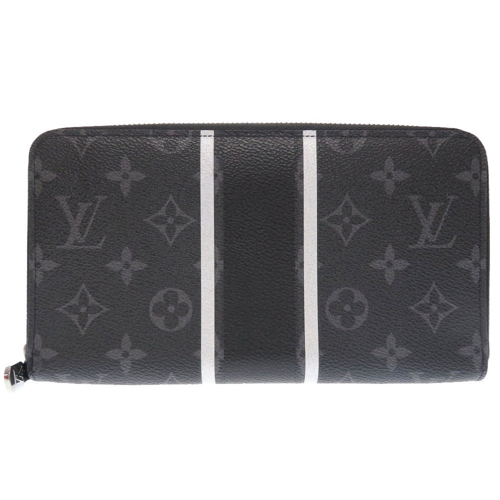 新品同様 ルイ ヴィトン モノグラム エクリプス フラグメント ジッピー オーガナイザー M64645 ラウンドファスナー 長財布 財布 LV 0334 【中古】 LOUIS VUITTON メンズ