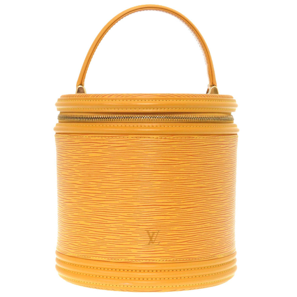 美品 ルイ ヴィトン エピ カンヌ タッシリイエロー M48039 ハンドバッグ バッグ 黄 LV 0341 【中古】 LOUIS VUITTON