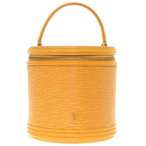美品 ルイ ヴィトン エピ カンヌ タッシリイエロー M48039 ハンドバッグ バッグ 黄 LV 0341 【中古】 LOUIS VUITTON