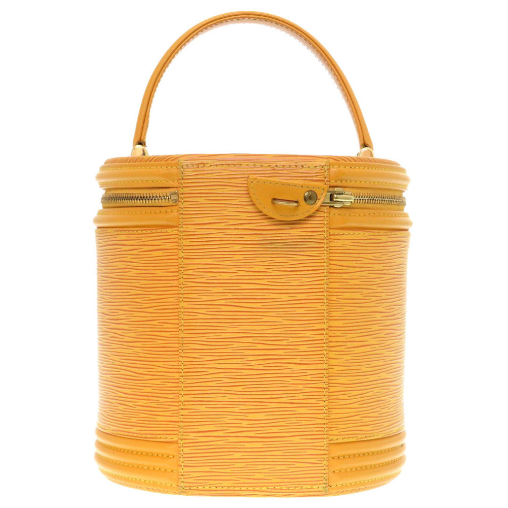 美品 ルイ ヴィトン エピ カンヌ タッシリイエロー M48039 ハンドバッグ バッグ 黄 LV 0341 【中古】 LOUIS VUITTON