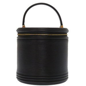 美品 ルイ ヴィトン エピ カンヌ ブラック M48032 ハンドバッグ バッグ ノワール 黒 LV 0343 【中古】 LOUIS VUITTON