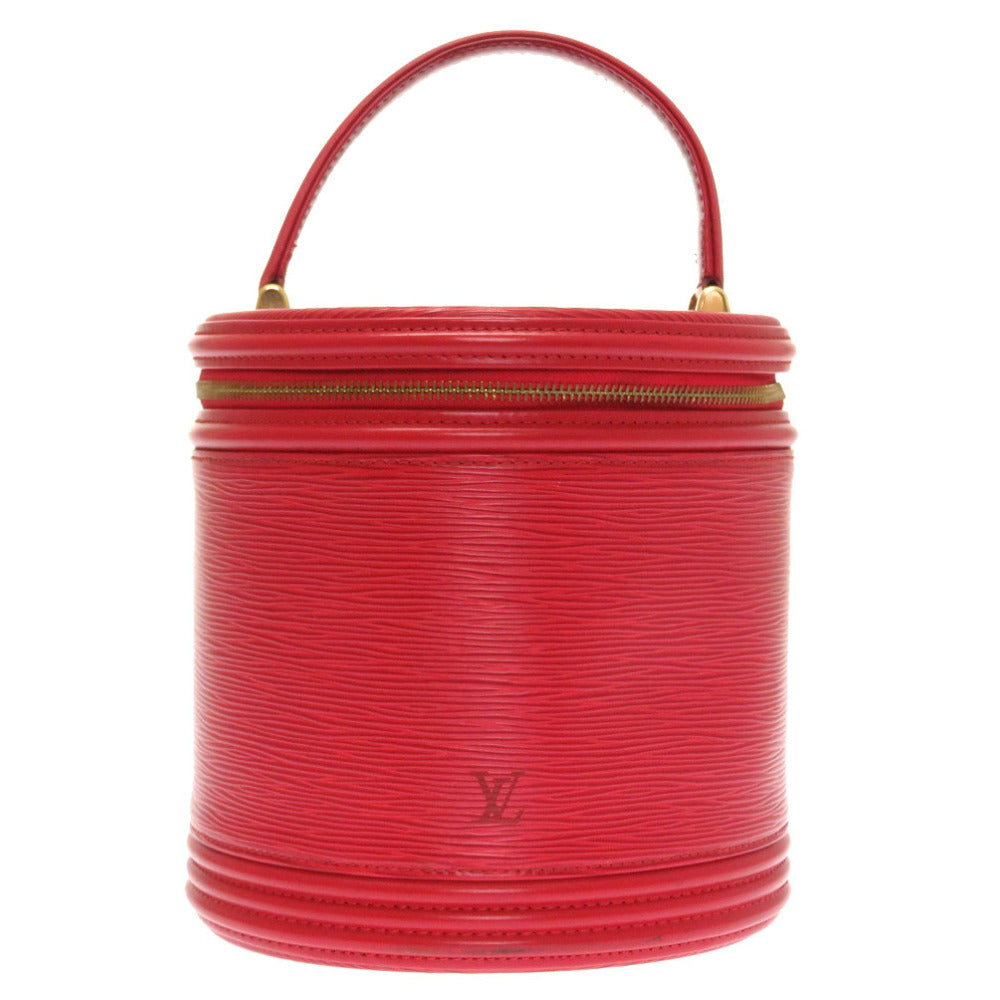 美品 ルイ ヴィトン エピ カンヌ カスティリアンレッド M48037 ハンドバッグ バッグ 赤 LV 0354 【中古】 LOUIS VUITTON