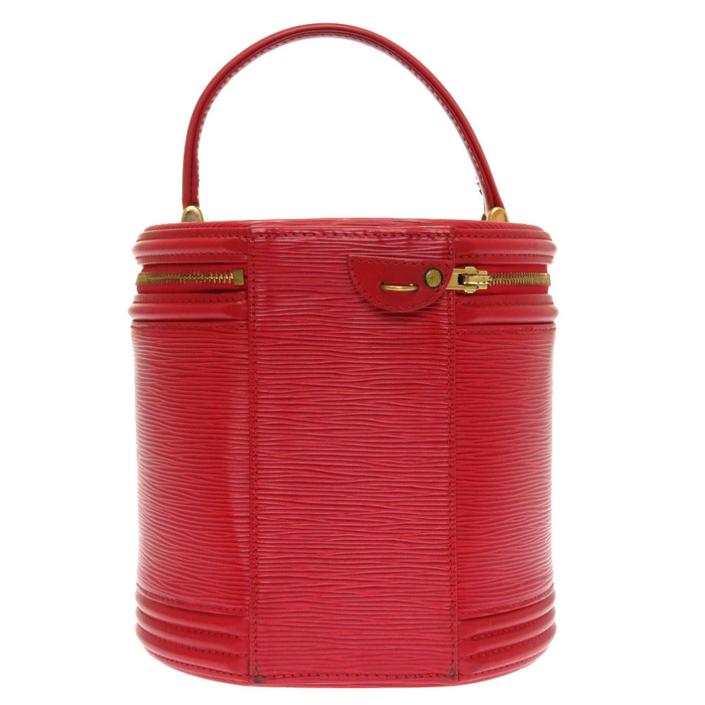 美品 ルイ ヴィトン エピ カンヌ カスティリアンレッド M48037 ハンドバッグ バッグ 赤 LV 0354 【中古】 LOUIS VUITTON