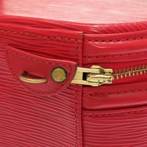 美品 ルイ ヴィトン エピ カンヌ カスティリアンレッド M48037 ハンドバッグ バッグ 赤 LV 0354 【中古】 LOUIS VUITTON