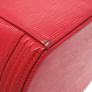美品 ルイ ヴィトン エピ カンヌ カスティリアンレッド M48037 ハンドバッグ バッグ 赤 LV 0354 【中古】 LOUIS VUITTON