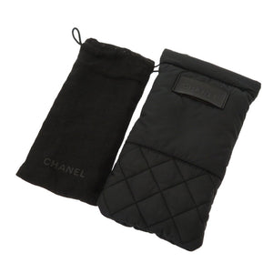 新品同様 シャネル マスクシェイプ マトラッセ サングラス 71158 プラスチック グレー シルバー 0360 【中古】 CHANEL