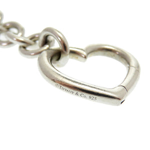 ティファニー ハート シルバーチェーン チョーカー シルバー925 アクセサリー 0370 【中古】 TIFFANY&Co.