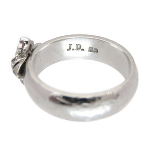 ジャスティンデイビス クラウン ダイヤ K18WG リング 指輪 ダイヤモンド 11号 ホワイトゴールド ジェリー アクセサリー 0373【中古】Justin Davis