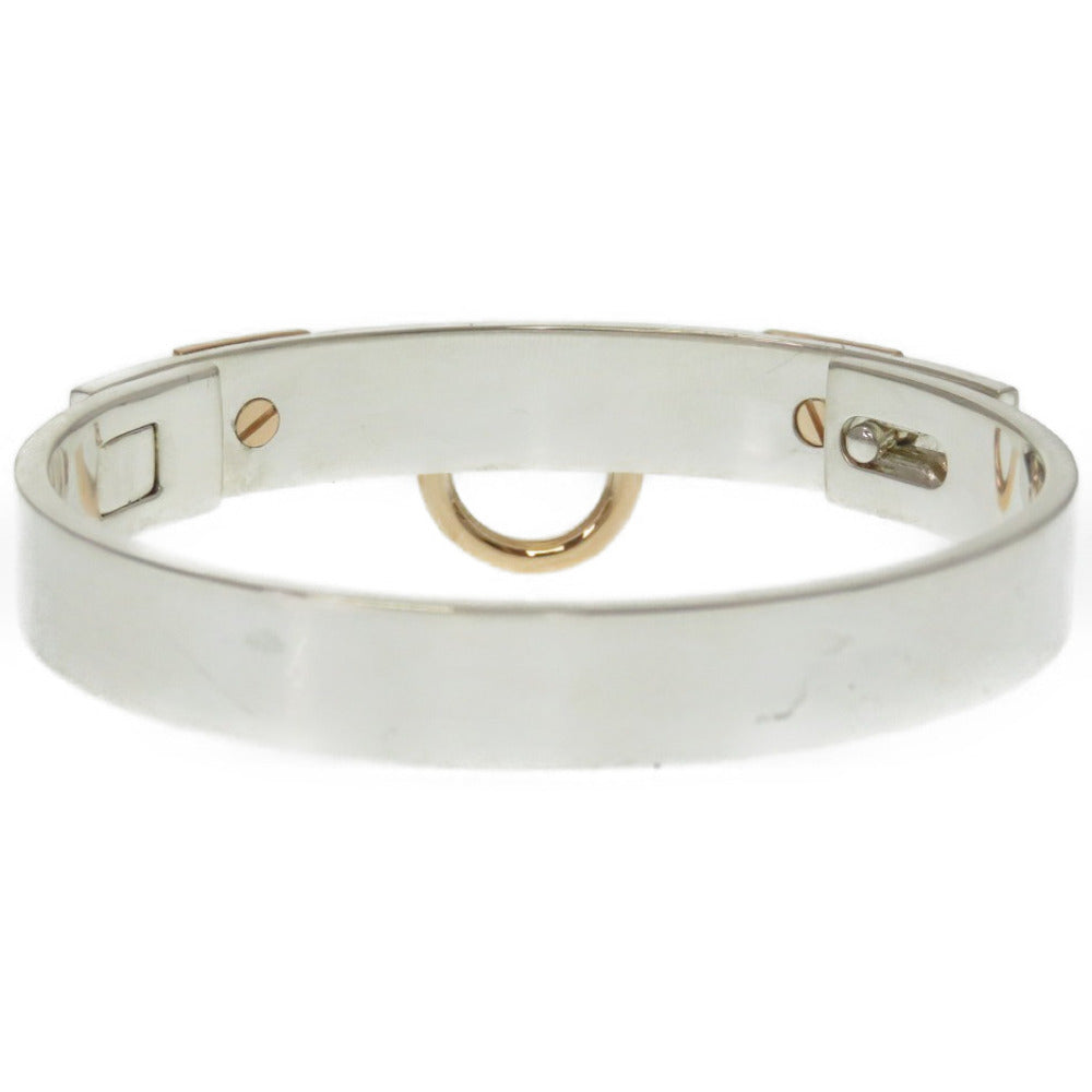 美品 エルメス コリエドシアン K18ピンクゴールド シルバー925 バングル アクセサリー 0014 【中古】 HERMES