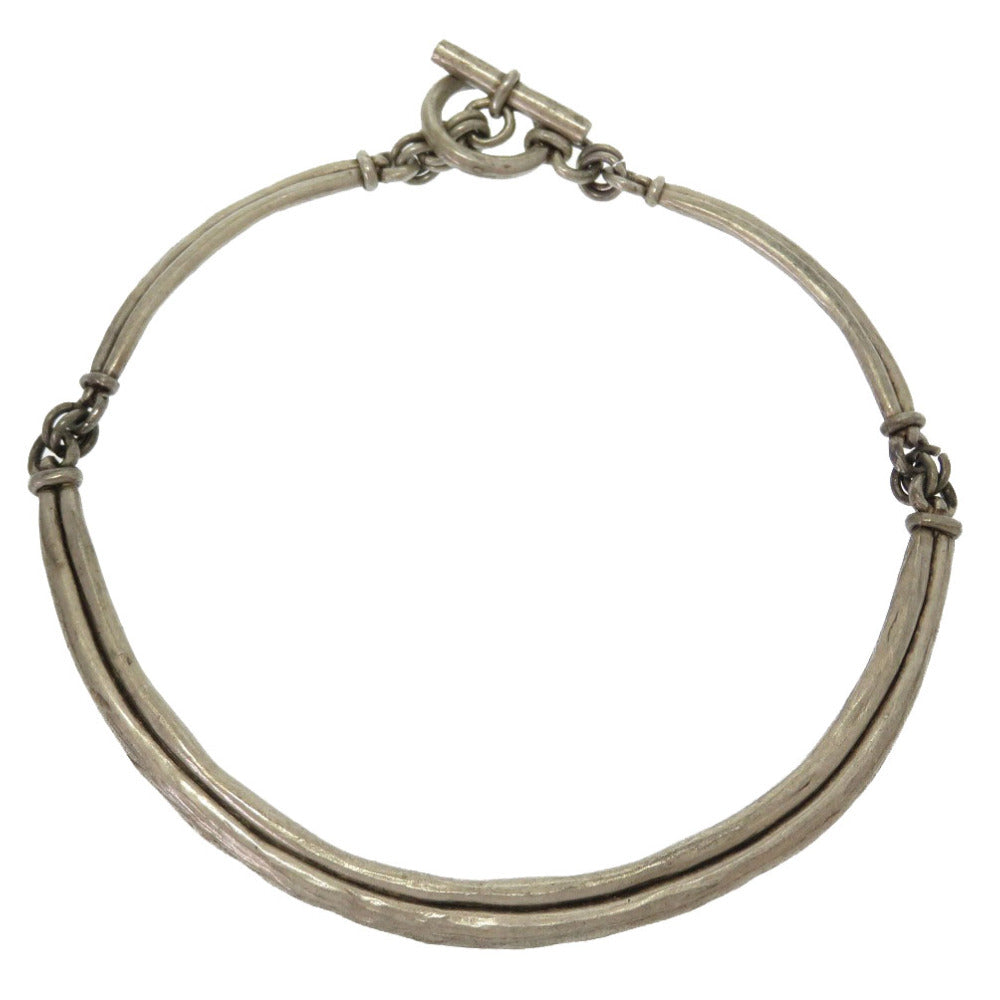 エルメス ヴィンテージ シルバー チョーカー ネックレス アクセサリー 0381 【中古】 HERMES