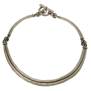 エルメス ヴィンテージ シルバー チョーカー ネックレス アクセサリー 0381 【中古】 HERMES