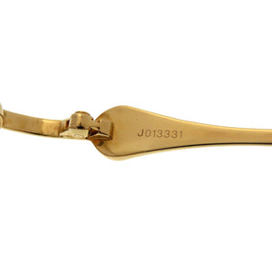 美品 ブルガリ B-ZERO ビーゼロ K18イエローゴールド 金無垢 リムレス アイウェア メガネ 0384 【中古】 BVLGARI