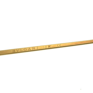 美品 ブルガリ B-ZERO ビーゼロ K18イエローゴールド 金無垢 リムレス アイウェア メガネ 0384 【中古】 BVLGARI