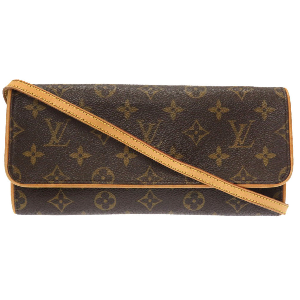 ルイ ヴィトン モノグラム ポシェットツインGM M51852 ショルダーバッグ バッグ LV 0394 【中古】 LOUIS VUITTON