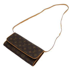 ルイ ヴィトン モノグラム ポシェットツインGM M51852 ショルダーバッグ バッグ LV 0394 【中古】 LOUIS VUITTON