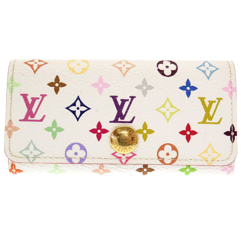 美品 ルイ ヴィトン モノグラム マルチカラー ミュルティクレ4 ブロン M60043 4連 キーケース LV 0025 【中古】 LOUIS VUITTON