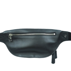 新品同様 アレキサンダー マックイーン ハーネス ブラック レザー シルバー金具 ベルトバッグ ボディバッグ 0027 【中古】 Alexander McQueen