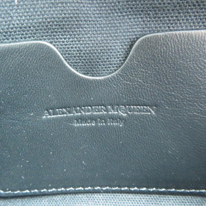 新品同様 アレキサンダー マックイーン ハーネス ブラック レザー シルバー金具 ベルトバッグ ボディバッグ 0027 【中古】 Alexander McQueen