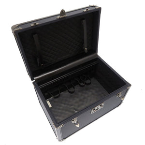 美品 ボッテガヴェネタ レザー ネイビー 161242 ジュエリーボックス メイクボックス バッグ 紺 0042 【中古】 BOTTEGAVENETA