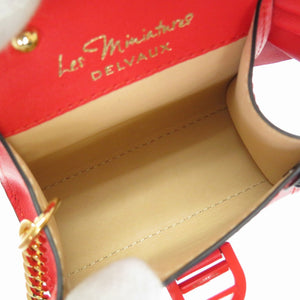 未使用 デルボー ブリヨン フレンチカンカン バッグチャーム キーホルダー フランス トリコロール 0049【中古】DELVAUX