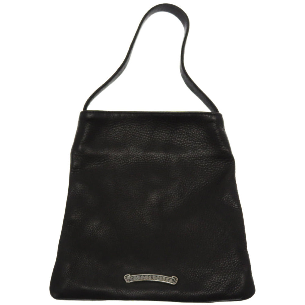 美品 クロムハーツ ダガー ドラキュラ ハンドバッグ レザー ブラック シルバー925 黒0057【中古】CHROME HEARTS