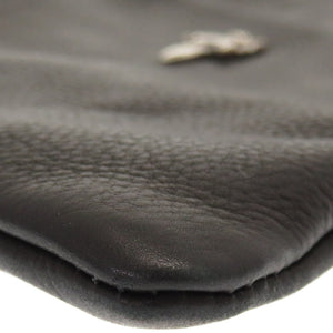 美品 クロムハーツ ダガー ドラキュラ ハンドバッグ レザー ブラック シルバー925 黒0057【中古】CHROME HEARTS