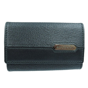 新品同様 ブルガリ 280887 セルペティ スカリエ 6連 キーケース カーフ ブラック 黒 0062【中古】BLGARI