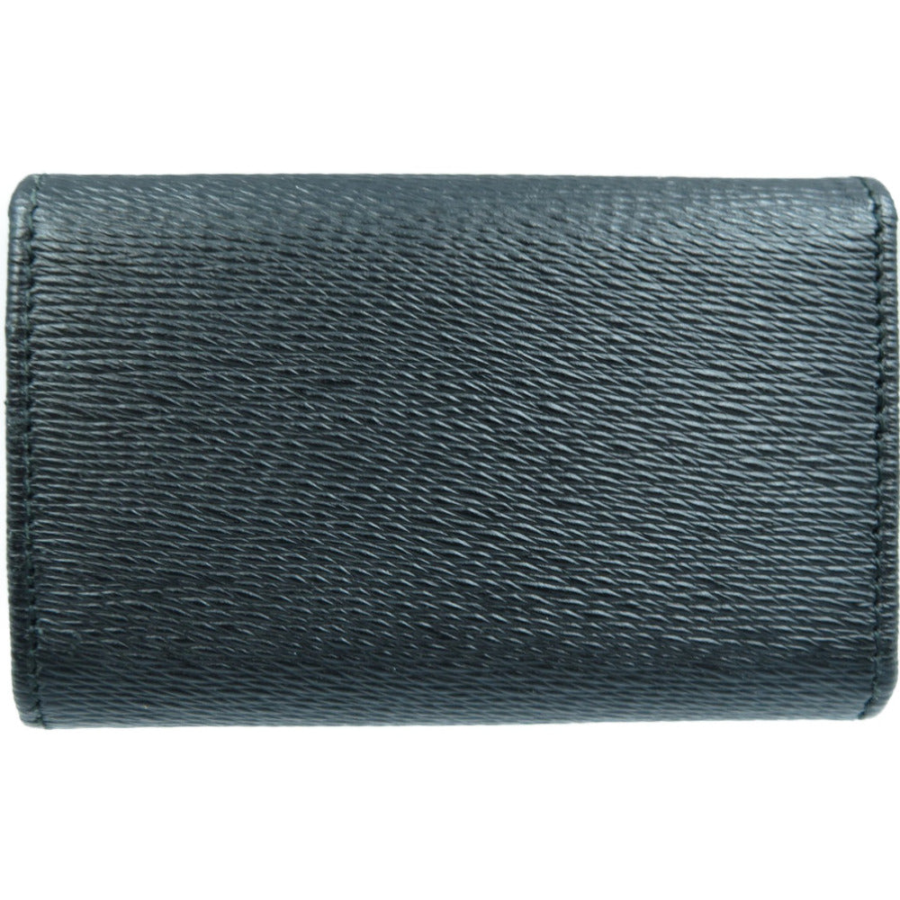 新品同様 ブルガリ 280887 セルペティ スカリエ 6連 キーケース カーフ ブラック 黒 0062【中古】BLGARI