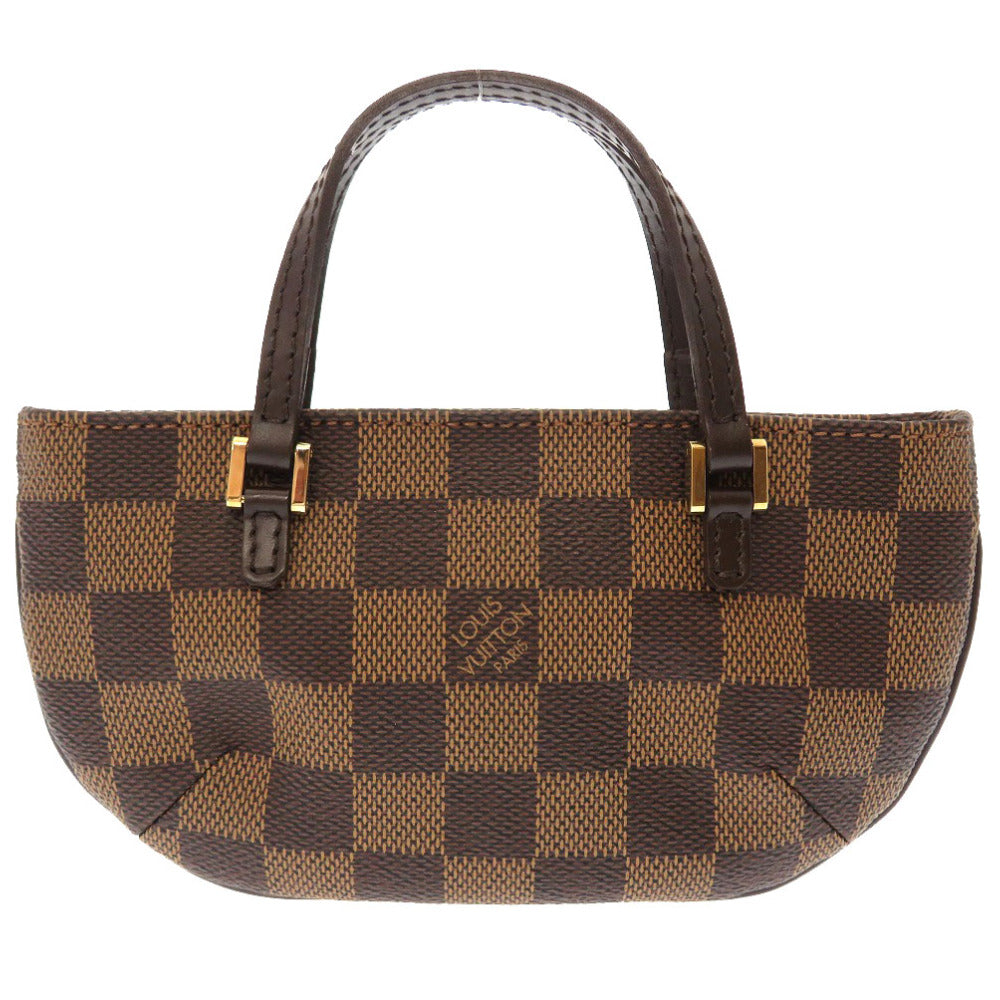 新品同様 ルイ ヴィトン ダミエ マノスク エベヌ ポーチ バッグ LV 0017 【中古】 LOUIS VUITTON
