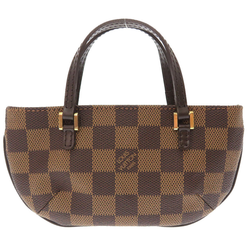 新品同様 ルイ ヴィトン ダミエ マノスク エベヌ ポーチ バッグ LV 0017 【中古】 LOUIS VUITTON