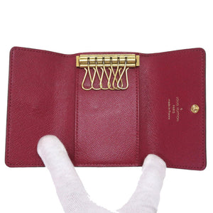 美品 ルイ ヴィトン モノグラム ミュルティクレ6 フューシャ M60701 6連 キーケース LV 0025 【中古】 LOUIS VUITTON