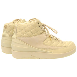 未使用 ナイキ エアジョーダン2 ジャストドン スニーカー 27.5 レザー ベージュ 0034【中古】NIKE Jordan 2 Retro Just Don Beach メンズ