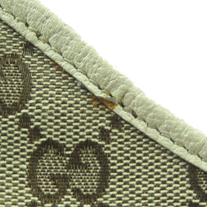 グッチ アビーライン GGキャンバス レザー シルバー金具 ベージュ 130738 ハンドバッグ ワンショルダーバッグ 0045【中古】GUCCI