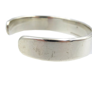 ティファニー リターン トゥ ティファニー ナロー カフ バングル 2PD シルバー925 ダイヤモンド 0053【中古】TIFFANY&Co.