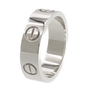 新品同様 カルティエ ラブリング 750WG(K18WG) リング 指輪 ＃50(10号) ホワイトゴールド ジュエリー 0063【中古】CARTIER レディース