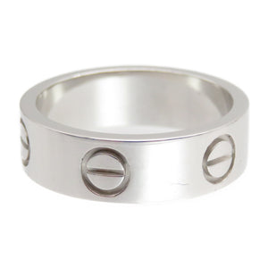 新品同様 カルティエ ラブリング 750WG(K18WG) リング 指輪 ＃58(18号) ホワイトゴールド ジュエリー 0067【中古】CARTIER レディース