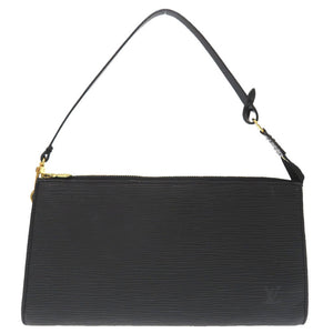 美品 ルイ ヴィトン エピ ポシェット アクセソワール ノワール M52942 ハンドバッグ バッグ ブラック 黒 LV 0089 【中古】 LOUIS VUITTON
