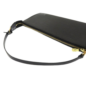 美品 ルイ ヴィトン エピ ポシェット アクセソワール ノワール M52942 ハンドバッグ バッグ ブラック 黒 LV 0089 【中古】 LOUIS VUITTON