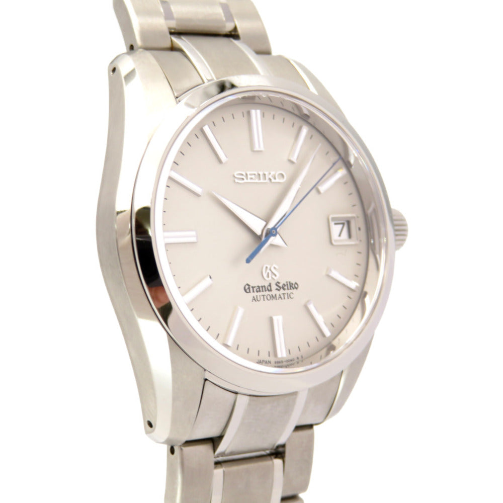 セイコー グランドセイコー SBGR059 / 9S65-00A0 自動巻き 腕時計 チタン シルバー文字盤 0106【中古】SEIKO メンズ