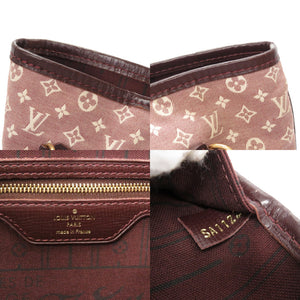 ルイ ヴィトン モノグラムミニラン ネヴァーフルMM セピア M40515 トートバッグ バッグ LV 0026 【中古】 LOUIS VUITTON